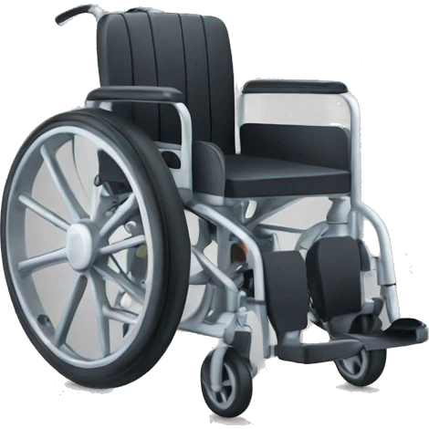Wheelchair with car engine emoji