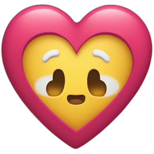 heart 80s emoji