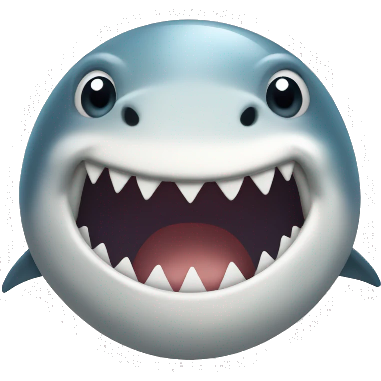 Funny shark. emoji
