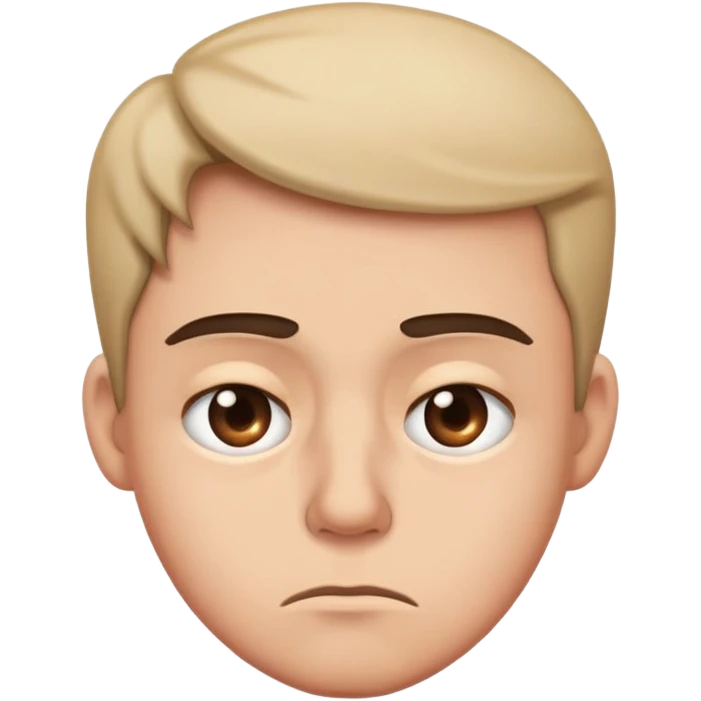 Disgusted side eye emoji