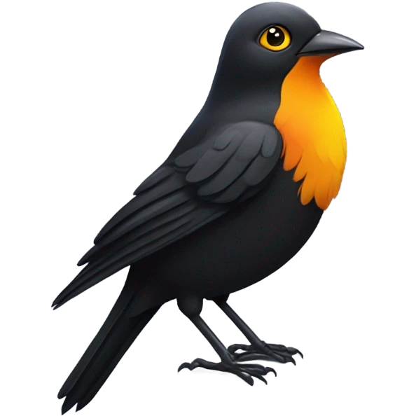 cute Blackbird emoji