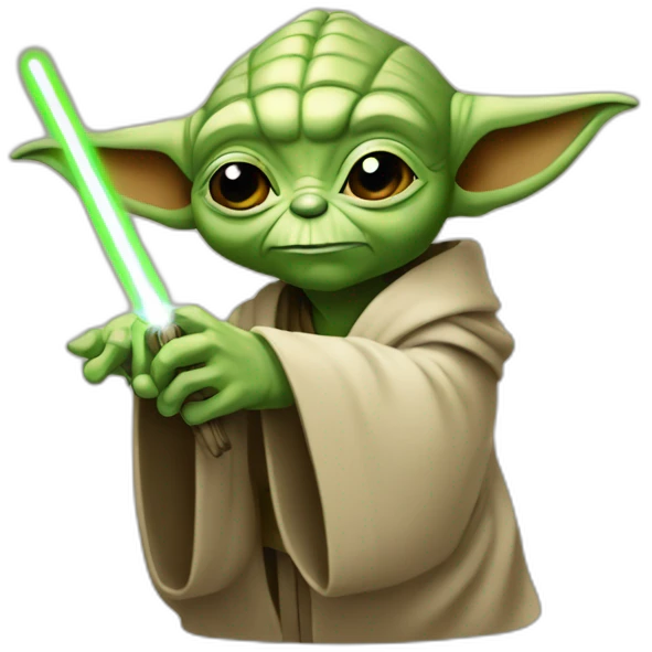 Yoda qui se fait une manucure  emoji