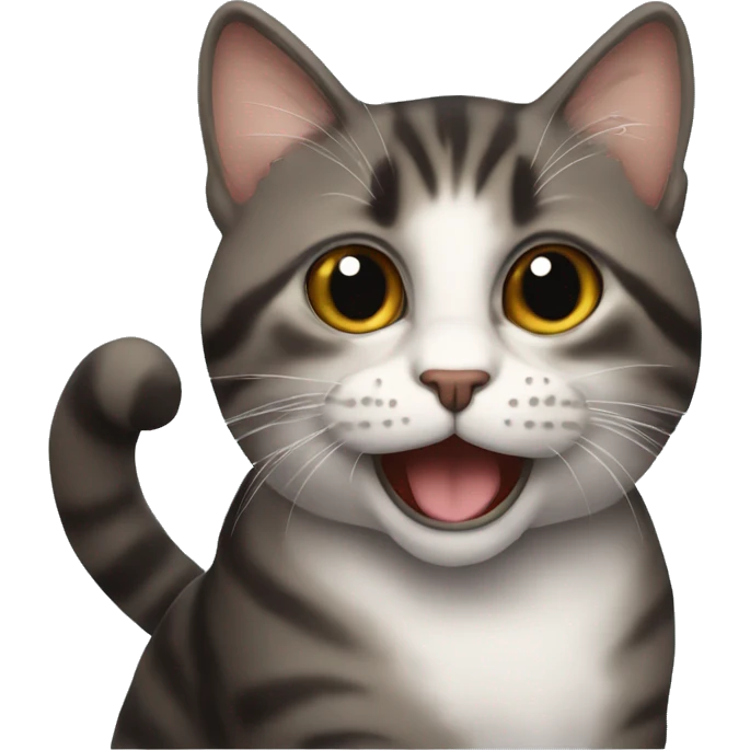 Handsome mewing  emoji