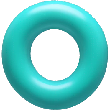 Pool with rubber ring  emoji