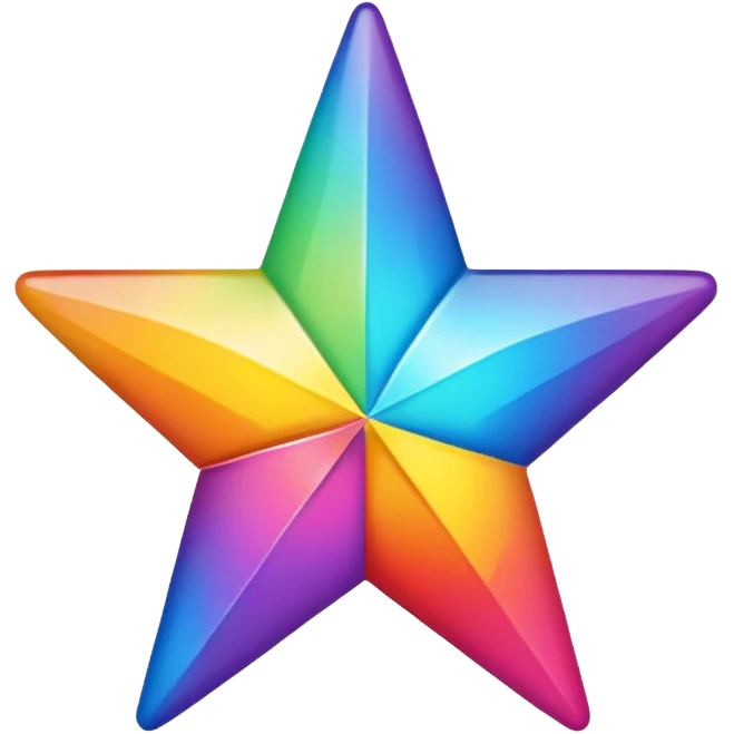 Rainbow Star emoji
