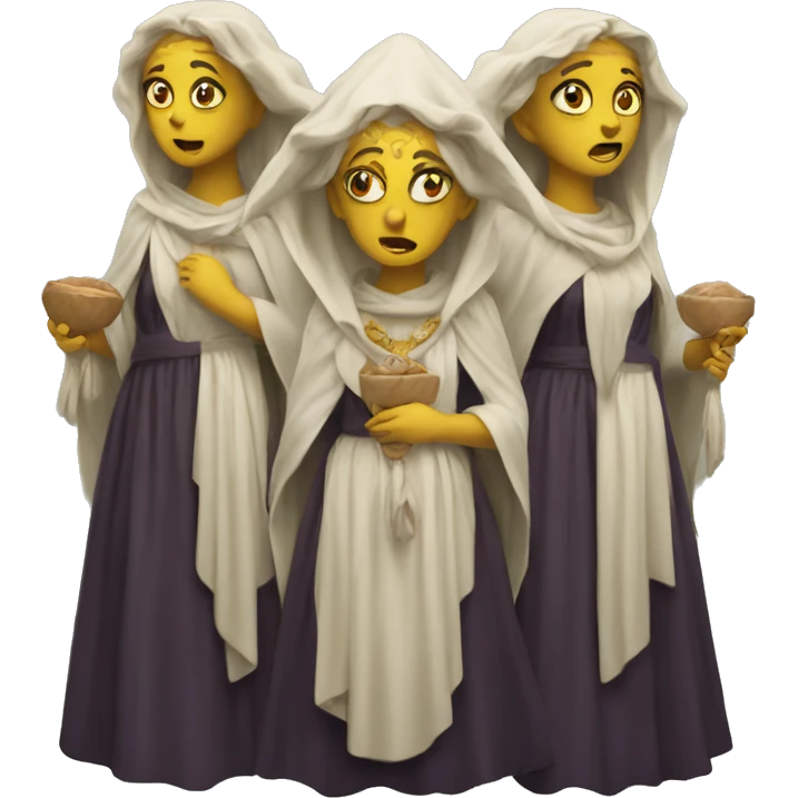 Hekate triple headed emoji