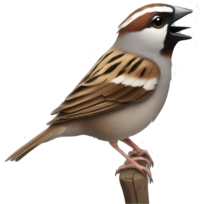sparrow drunk emoji