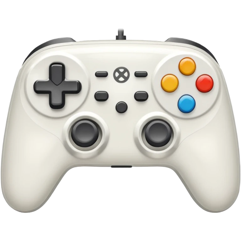 white video game controller emoji