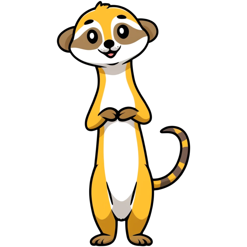Meerkat sign welcome  emoji