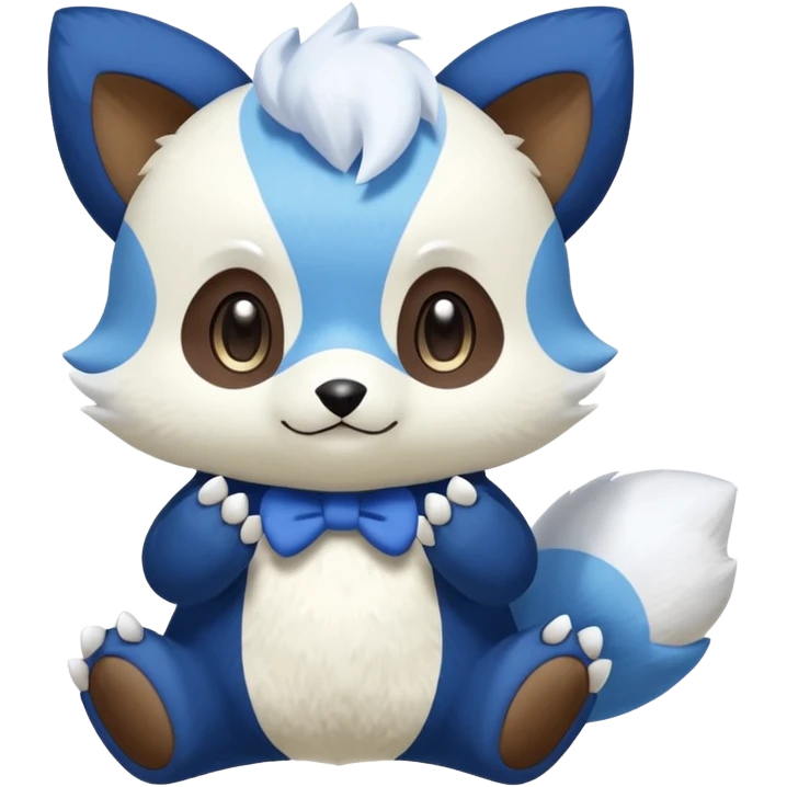 Pancham-Oshawott-Meowstic-Fakémon-fusion-creature  emoji