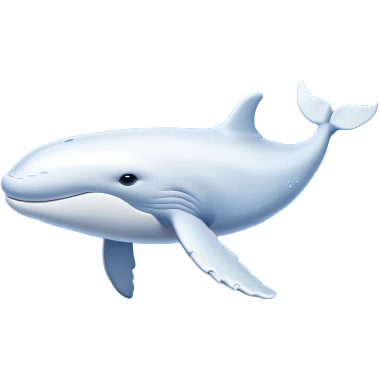 white humpback whale emoji