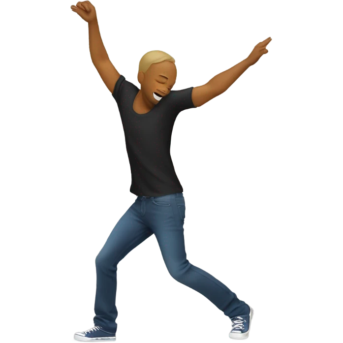 Person dabbing emoji
