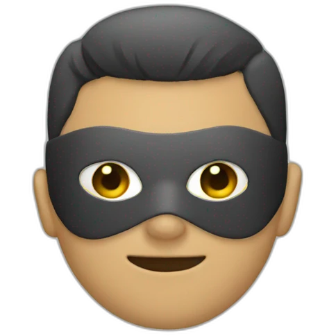 masked guy emoji