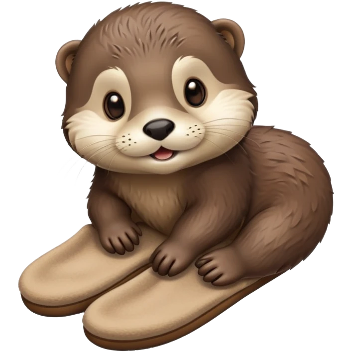 otter with slippersotter with slippers emoji