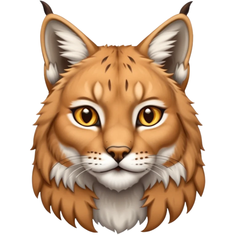 Eurasian Lynx in the snow beautiful aesthetic scenery (full body) emoji