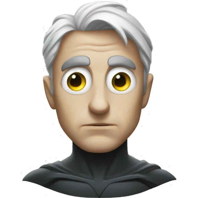 dc comics batman white eyes emoji
