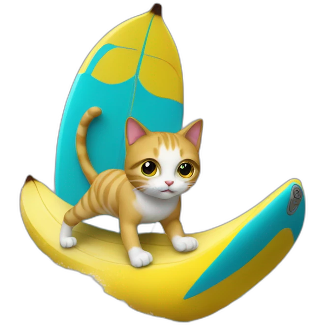 cat-surfing-with-a-banana emoji