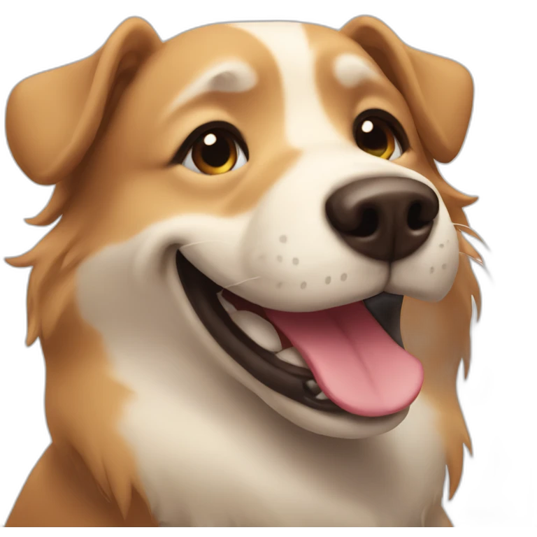 dog smiling emoji