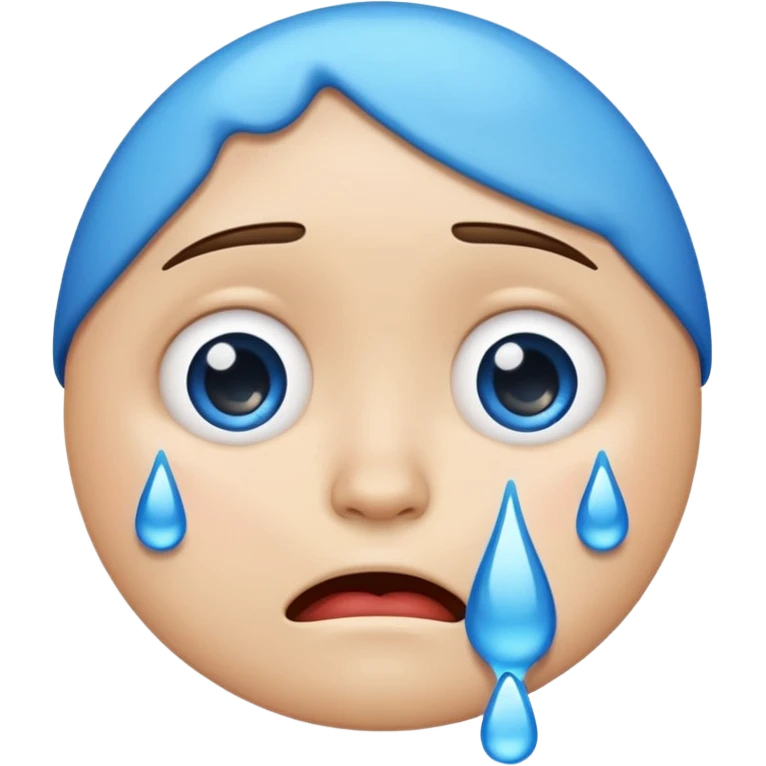 An emoji that is crying emoji