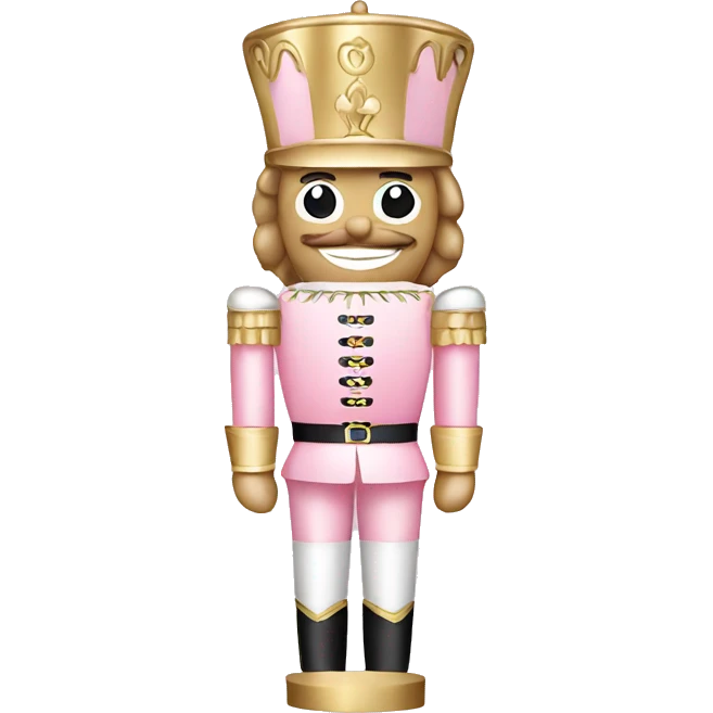 Light pink nutcracker emoji