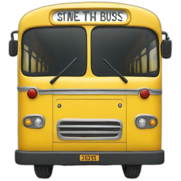 yellow-bus emoji
