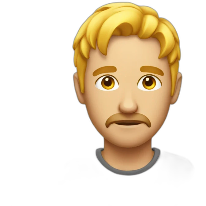 Lazy bum emoji