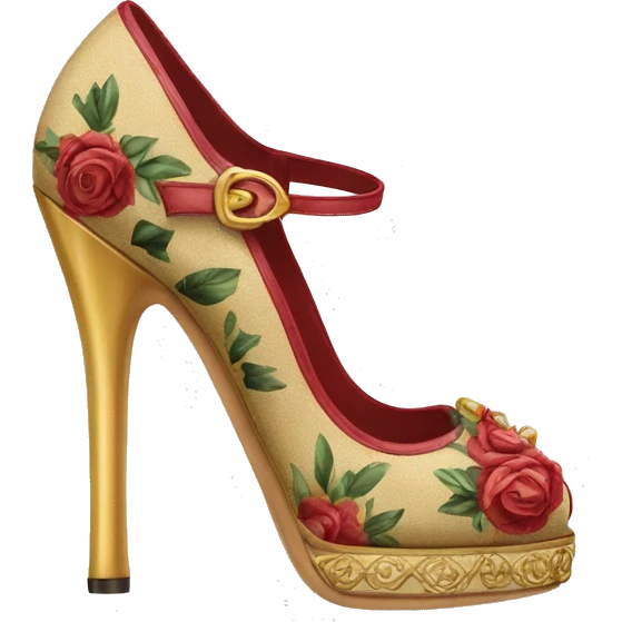 Dolce and Gabbana high heels  emoji