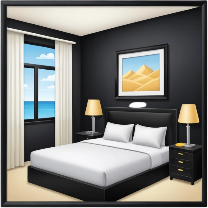 hotel room emoji
