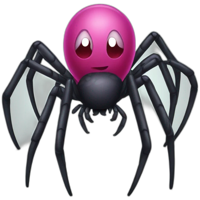 Spider in a party emoji
