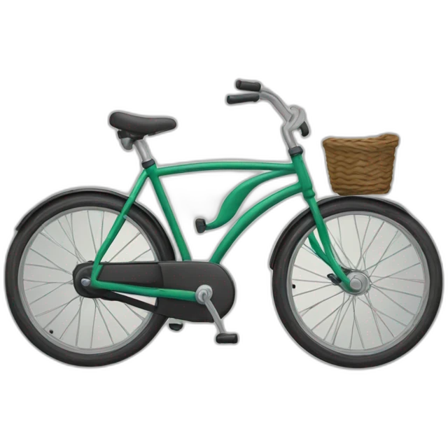 Wheeling bike emoji