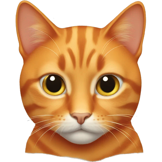 Orange cat  emoji
