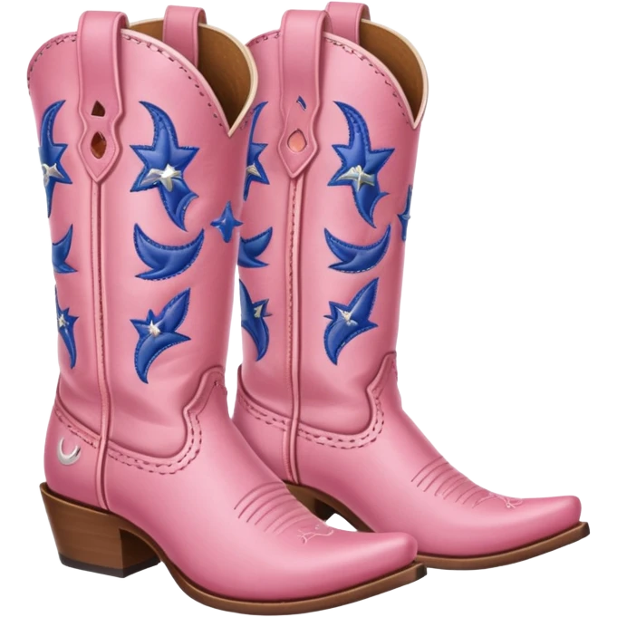Botas vaceras rosas emoji