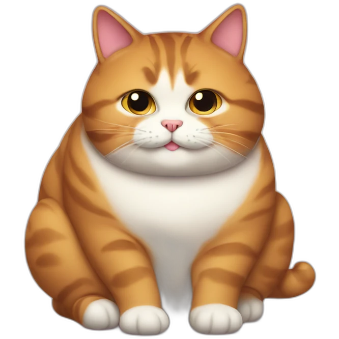Fat cat emoji