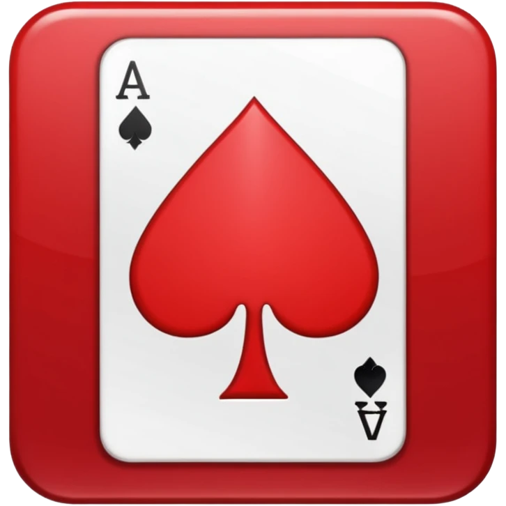red spade suit emoji