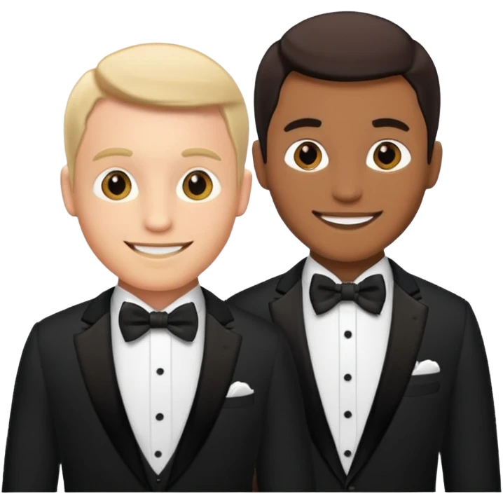 Wedding two men emoji