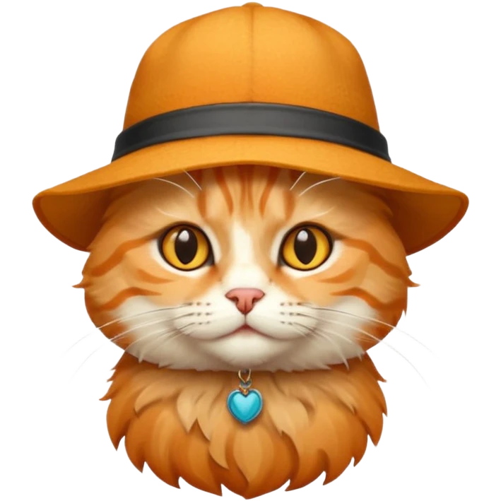 A cat ave hat emoji
