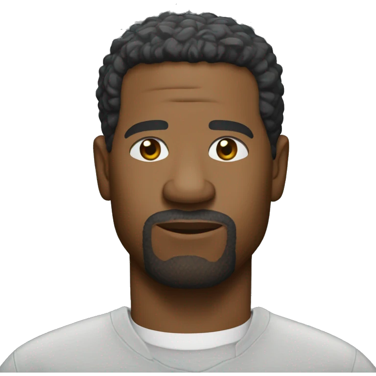 denzel washington wearing shirt emoji