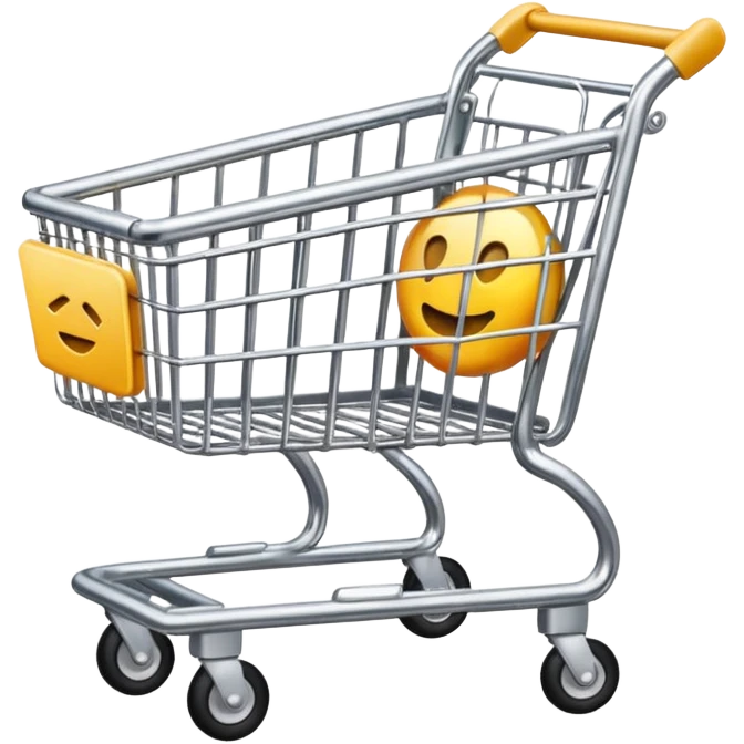 Shopping cart emoji