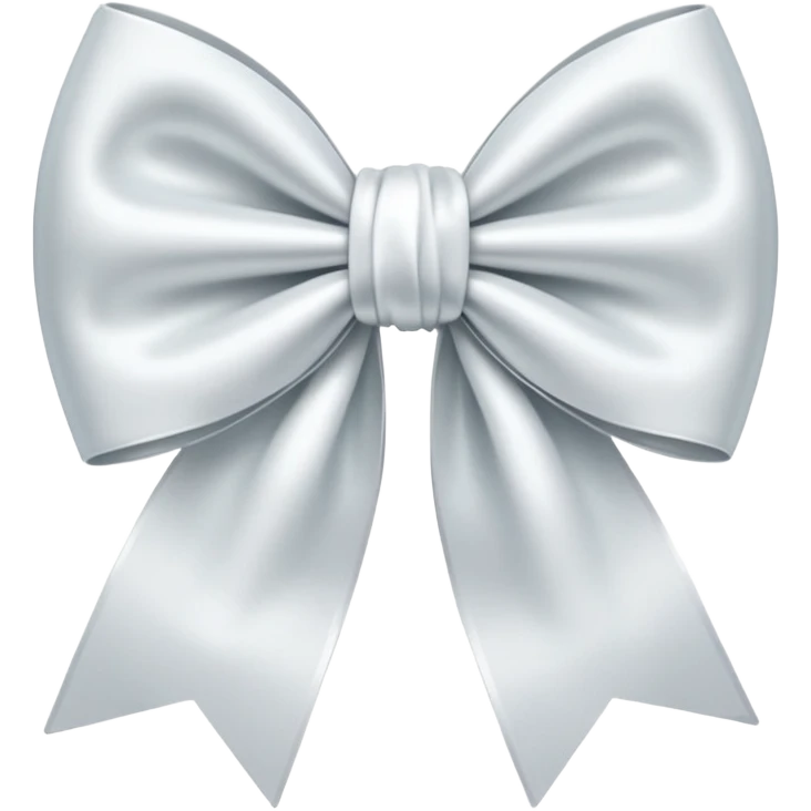 White bow emoji