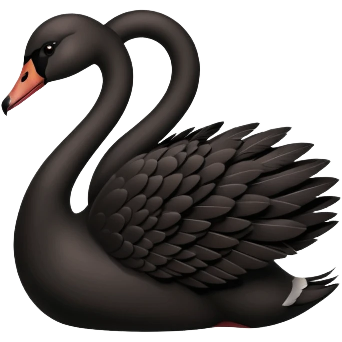 Black swan emoji