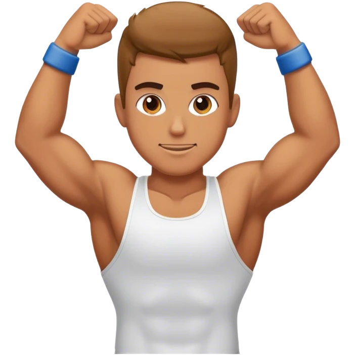 gym guy T-pose emoji