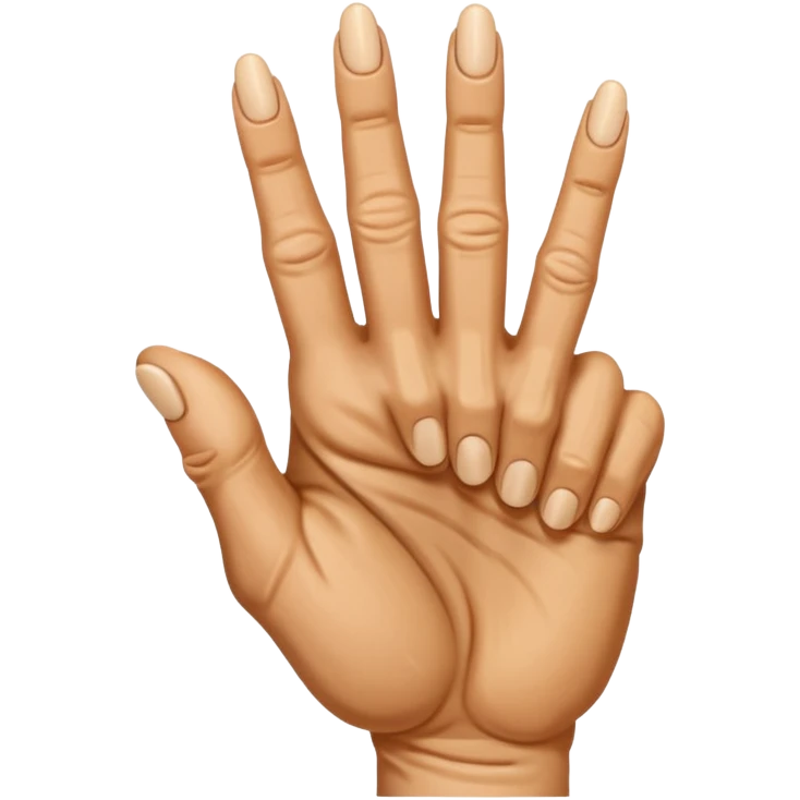 mano con el dedo de enmedio hacia arrugado emoji