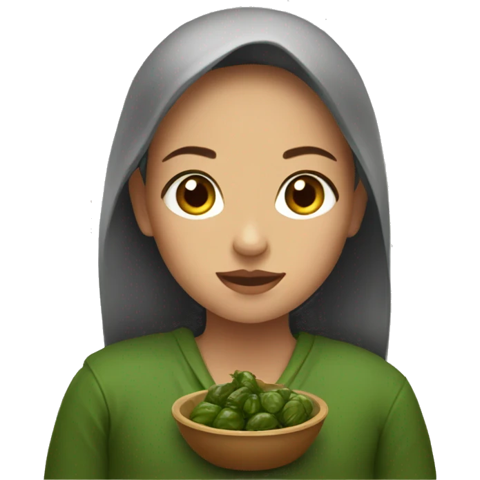 Girl with dolma emoji