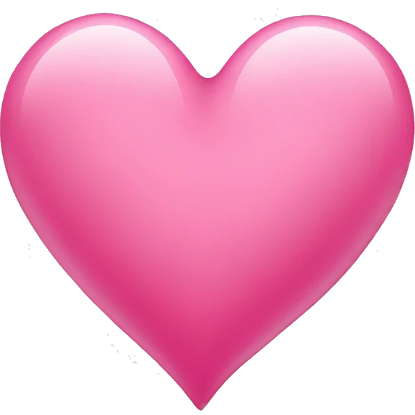 corazón rosa emoji