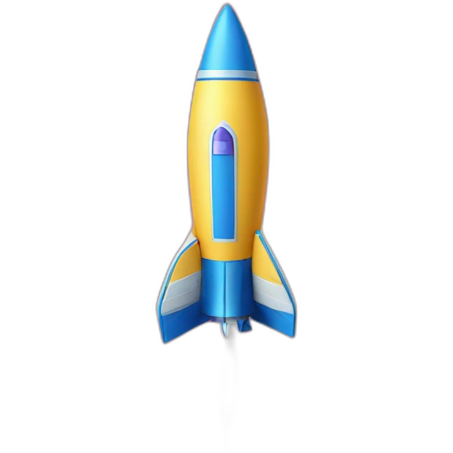 pom-pom-girl above a rocket emoji
