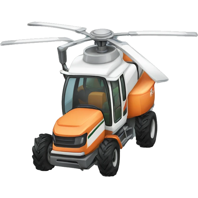 Agricultural chopper emoji