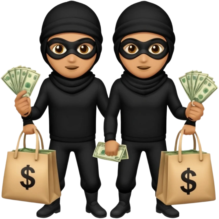 two robbers emoji