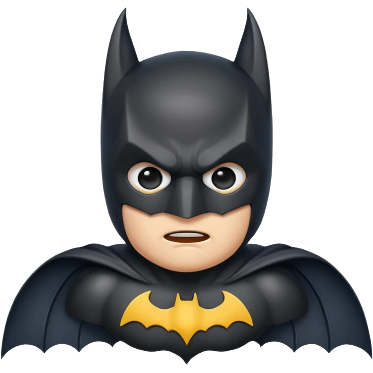 Bat man emoji