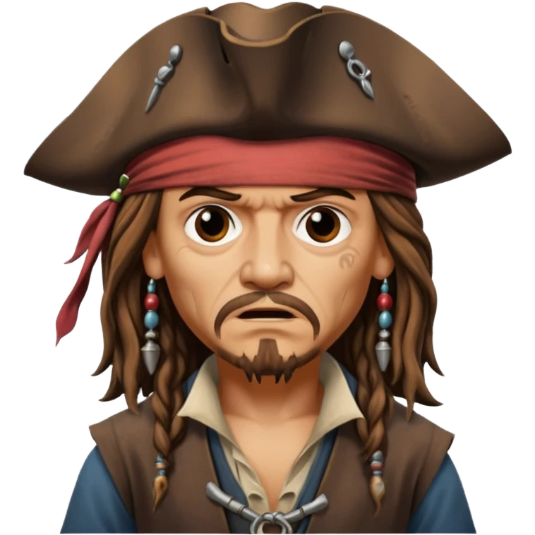 jack sparrow disgust emoji