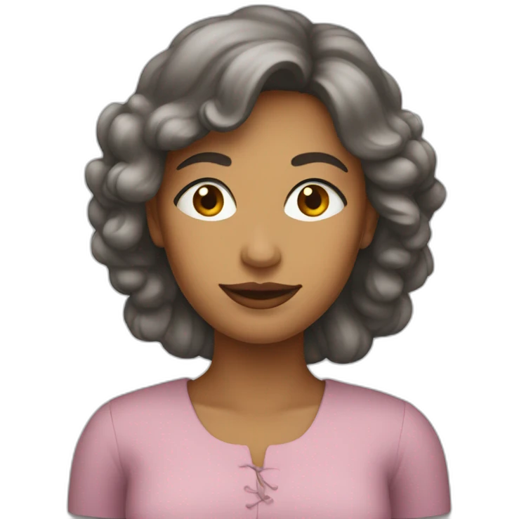 Femme stoïcienne emoji
